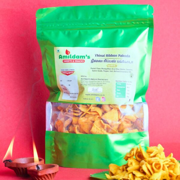 Thinai Ribbon Pakoda